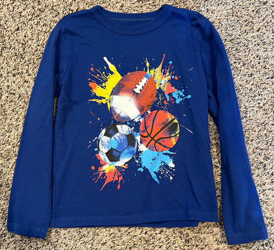 Seller 184 Boys size 5/6 Sports shirt VGUC