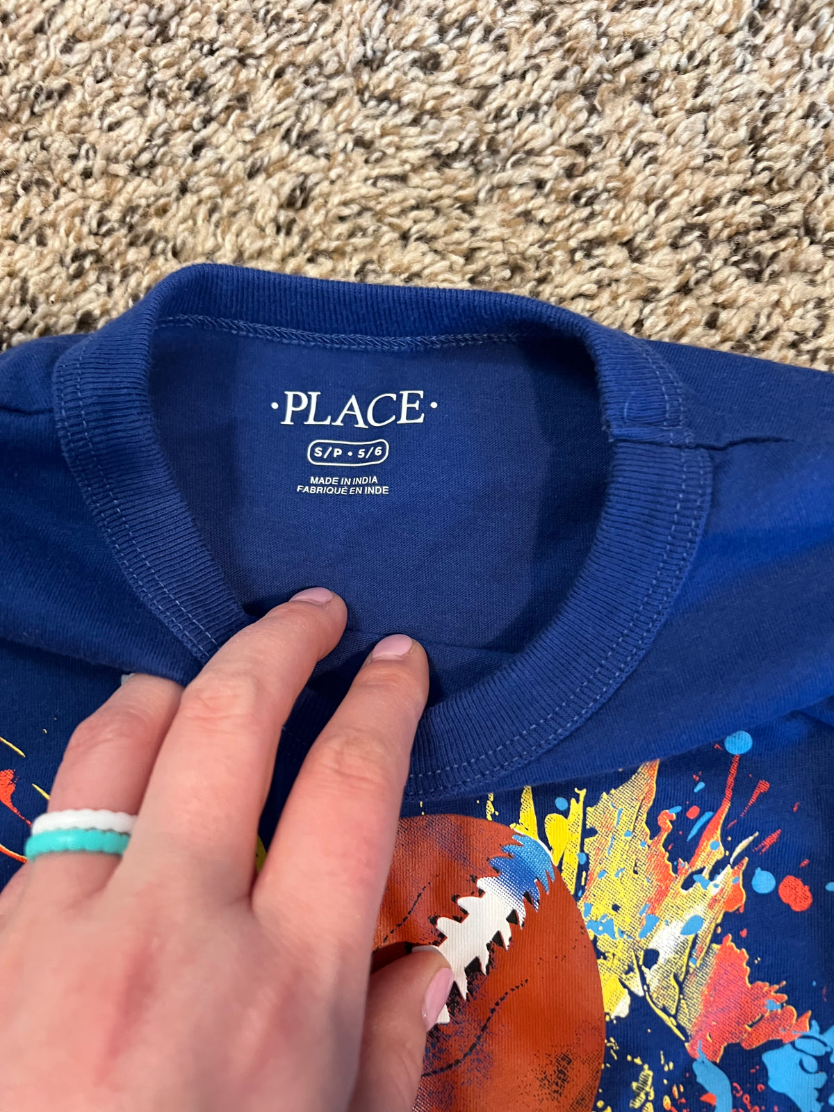 Seller 184 Boys size 5/6 Sports shirt VGUC