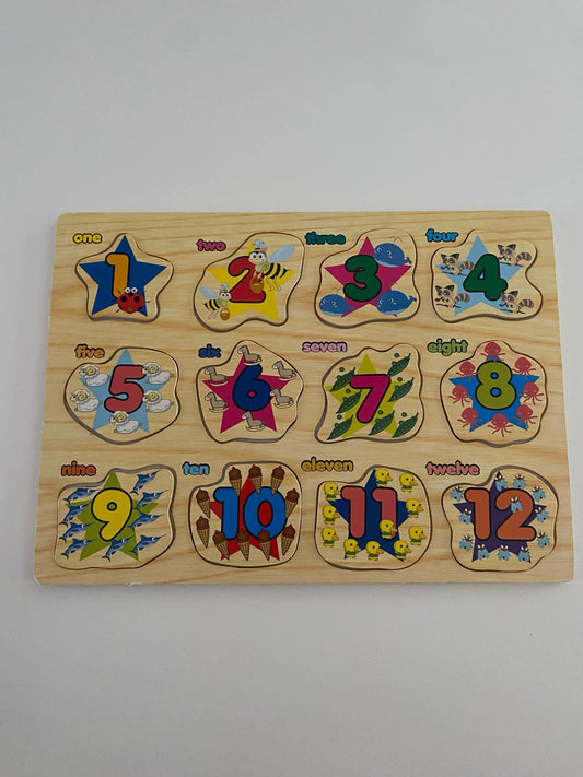 #117, wooden numbers puzzle, GUC