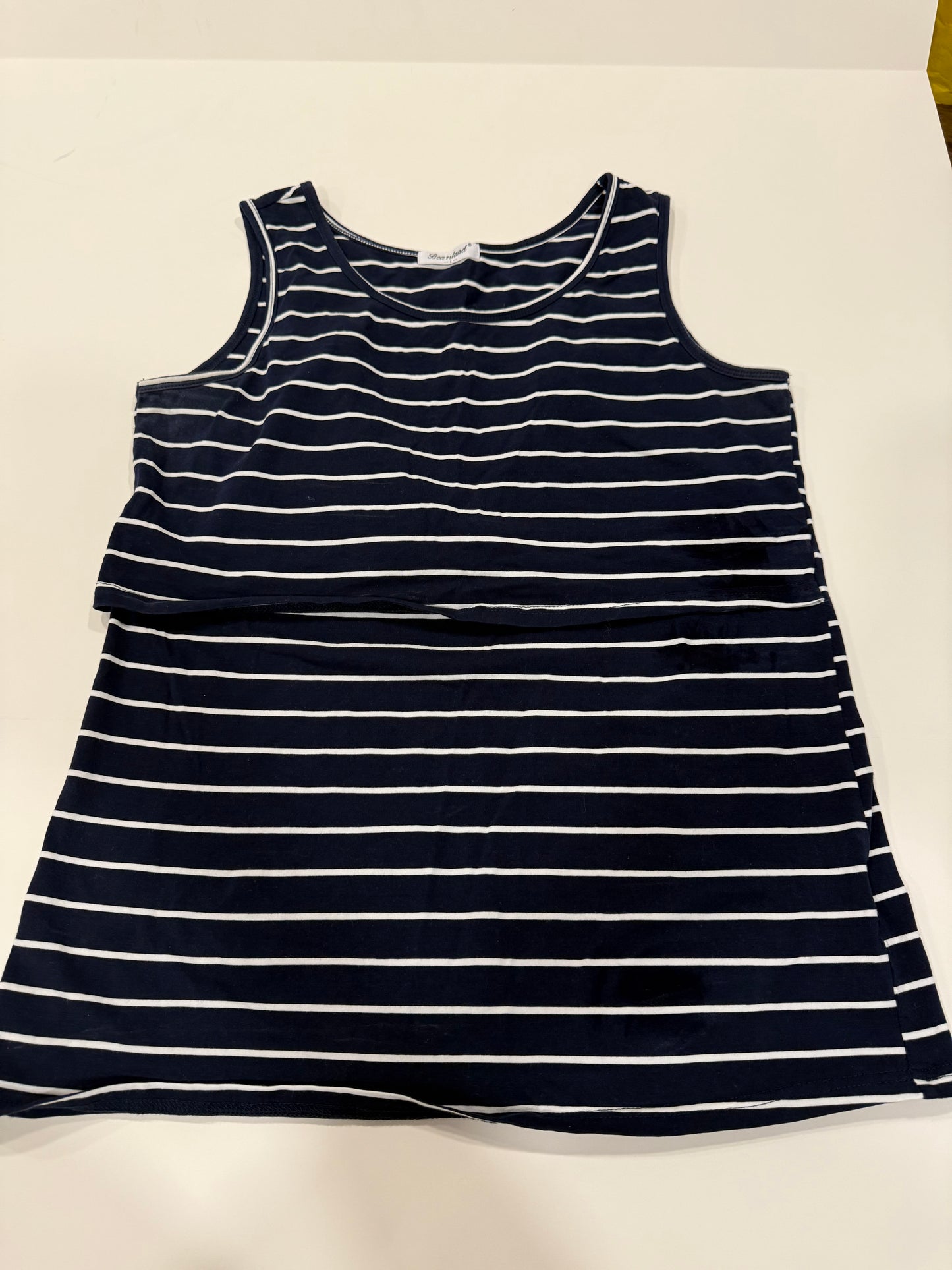 #9 -  Bearsland (Amazon) -  3 Striped Nursing Sleeveless Tops Women's SIZE  L