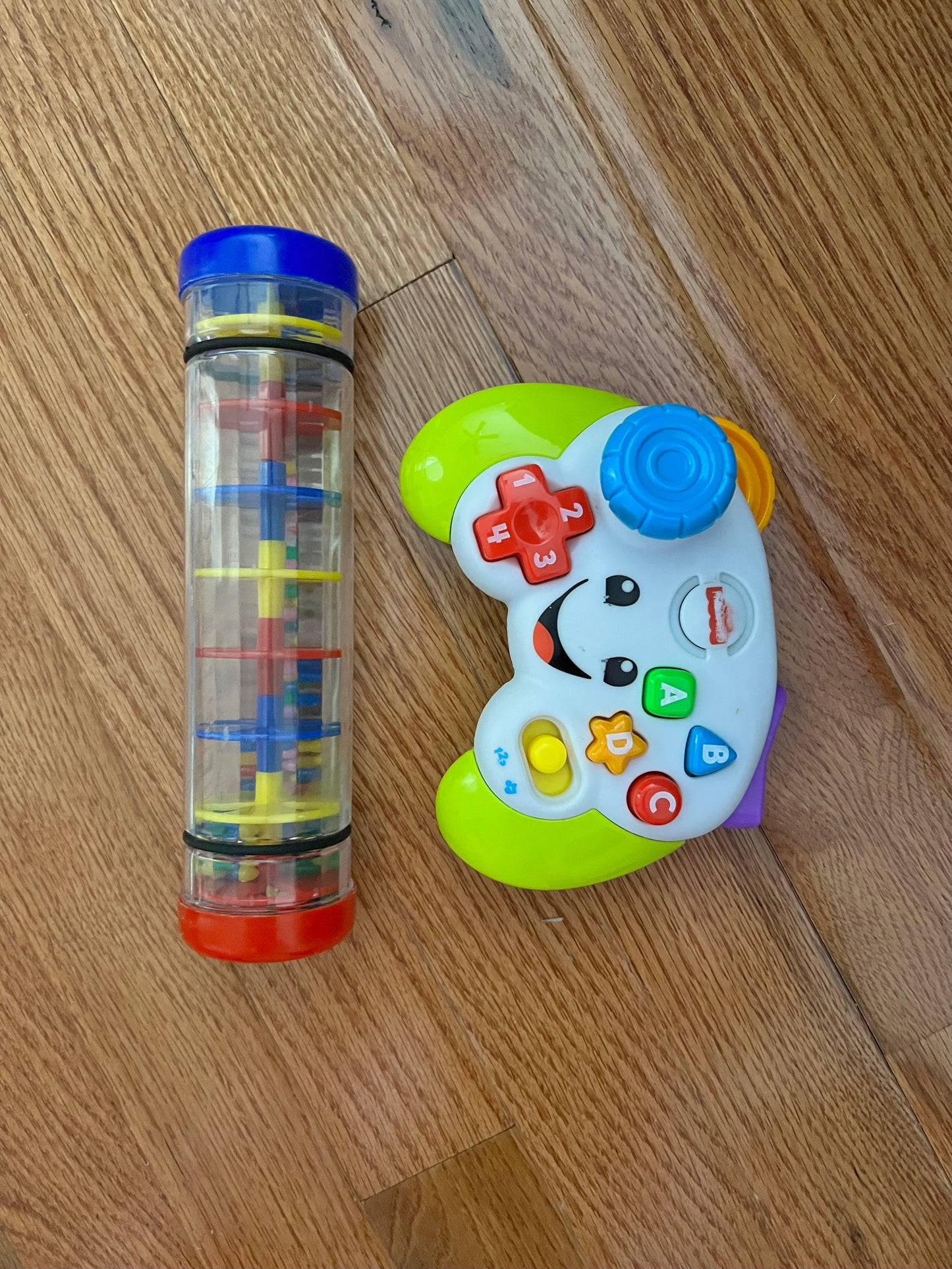 Sensory tube and controller bundle toys