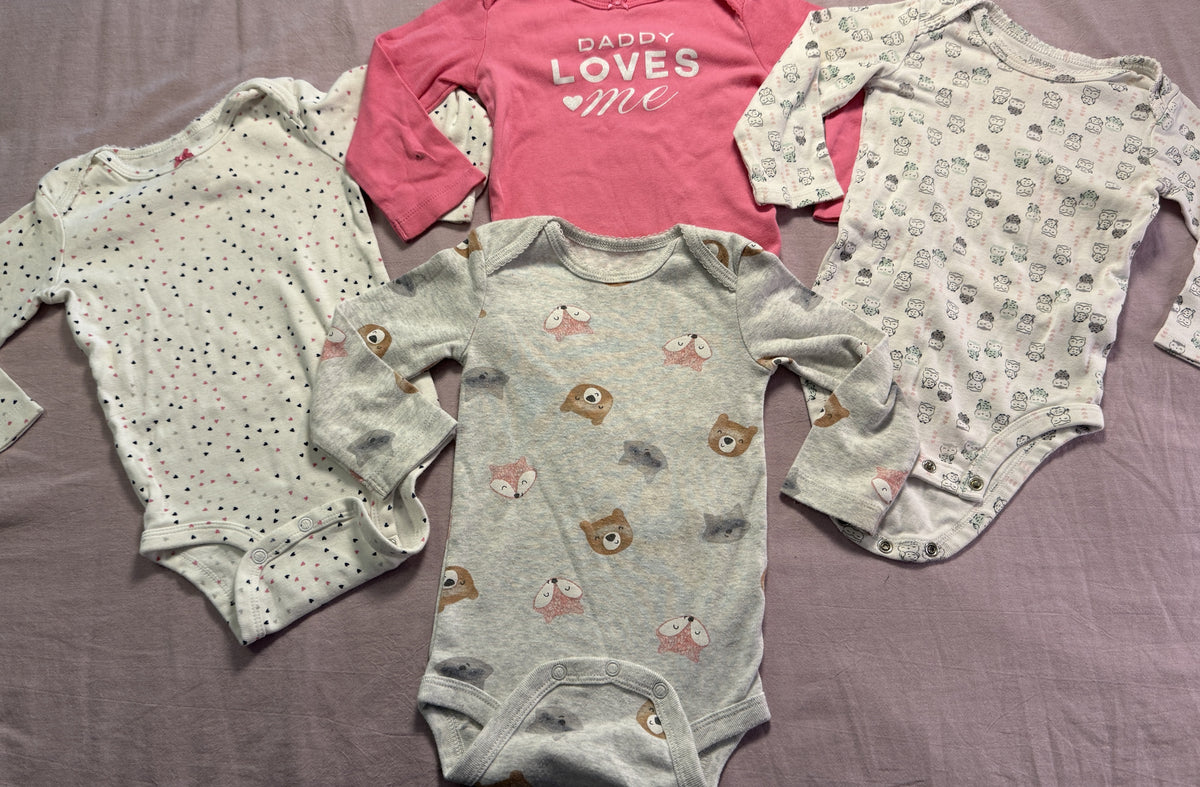 #103 12m Woodland Animal Onesie Set