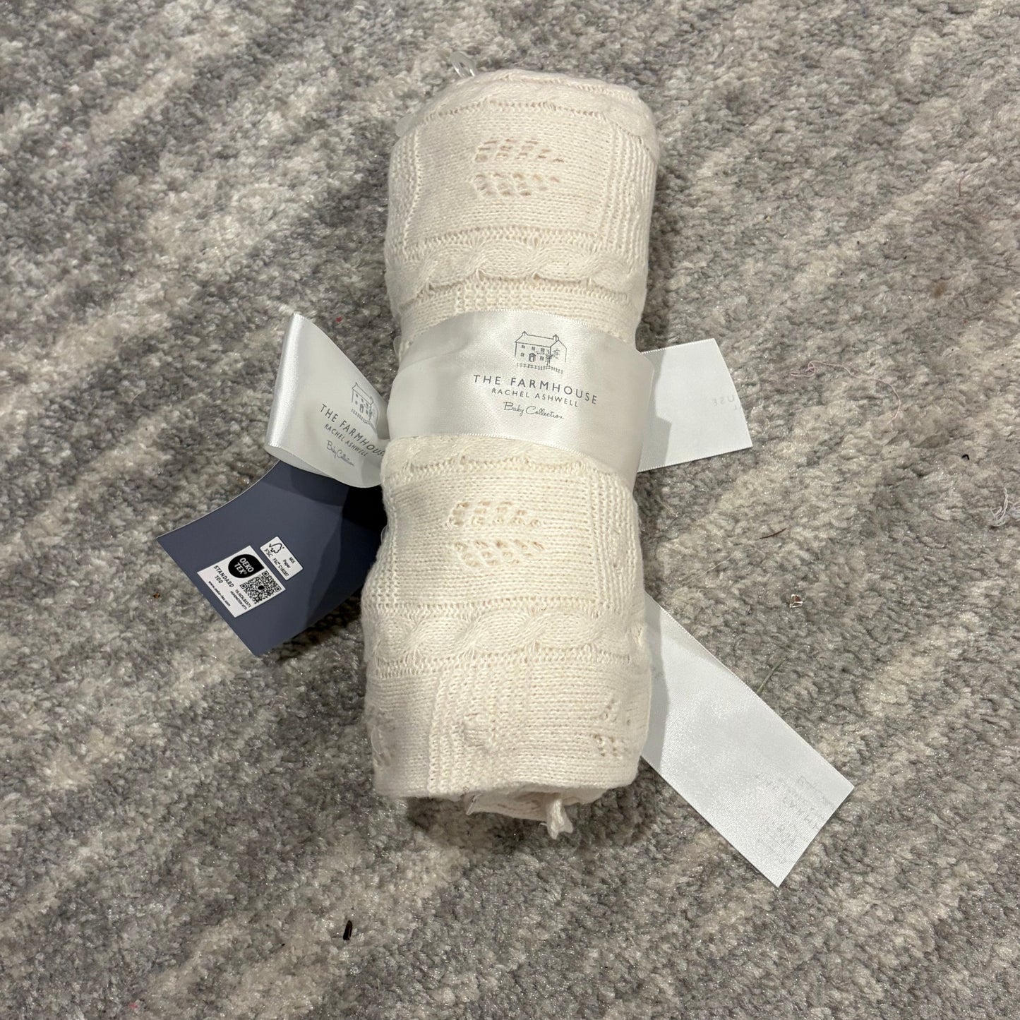 30x40 Cream Baby Blanket