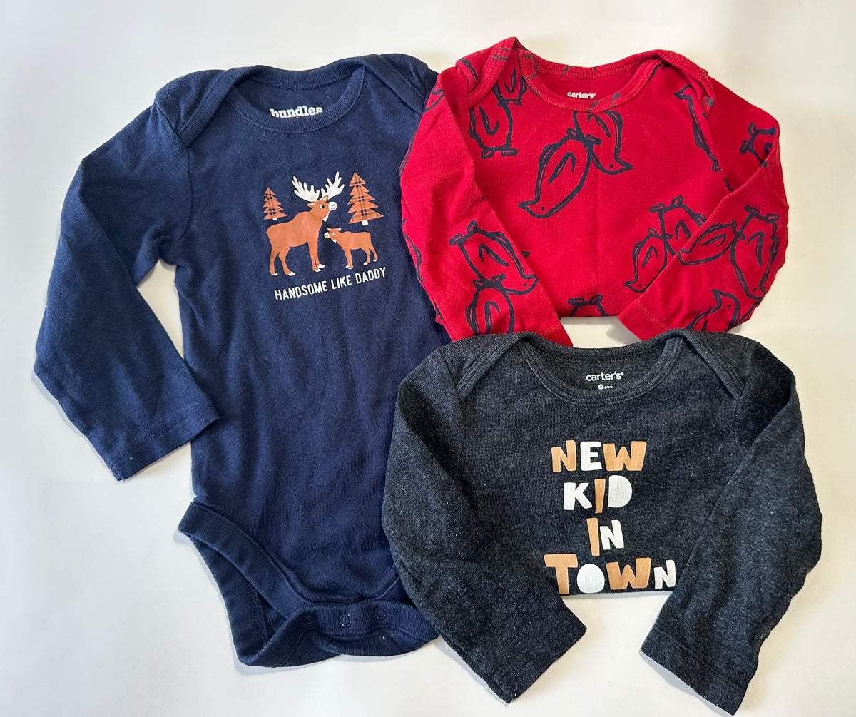 Seller 182. Boys onesies  9 months