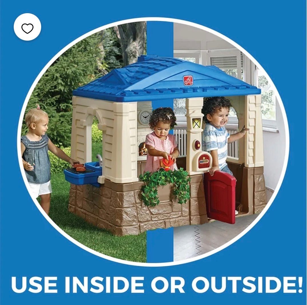 Seller # 14 Step 2 Neat & Tidy Cottage Indoor/Outdoor Playhouse GUC