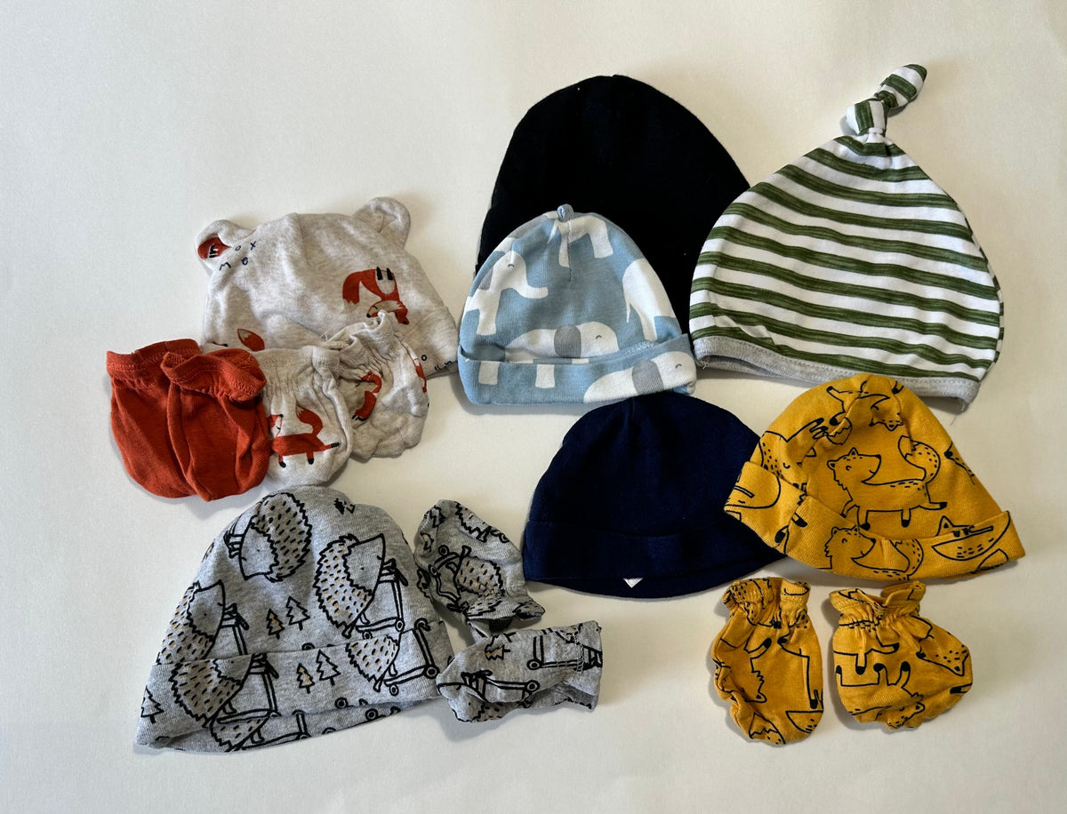 Seller 182. Newborn hats and mittens