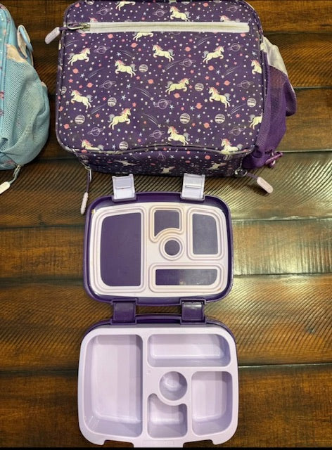 #64 Bentgo Lunch box and bag Set -  Purple Unicorn