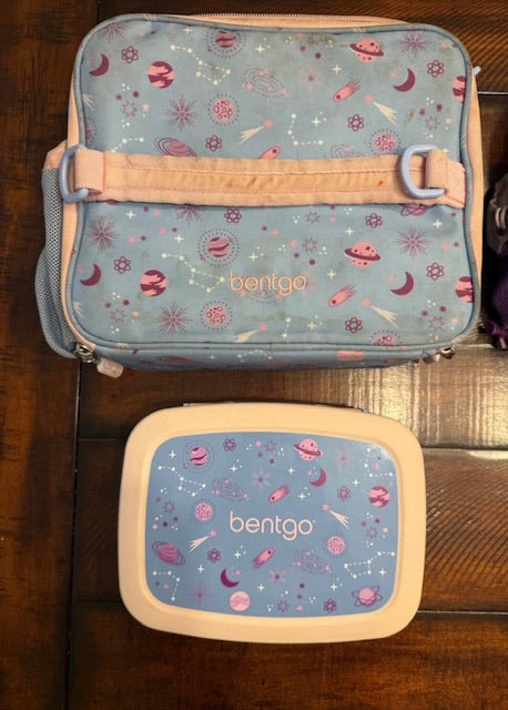 #64 Bentgo Lunch box and bag Set -  Blue Space