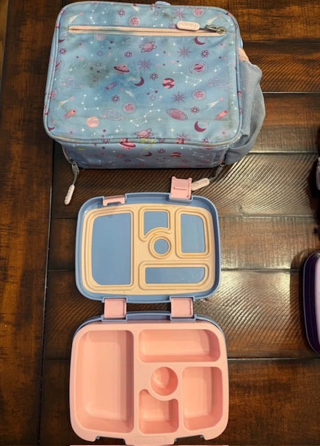 #64 Bentgo Lunch box and bag Set -  Blue Space