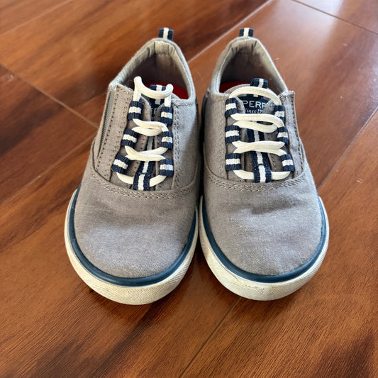 Seller #178 Gray Boy Sperry slip ons Size 7T
