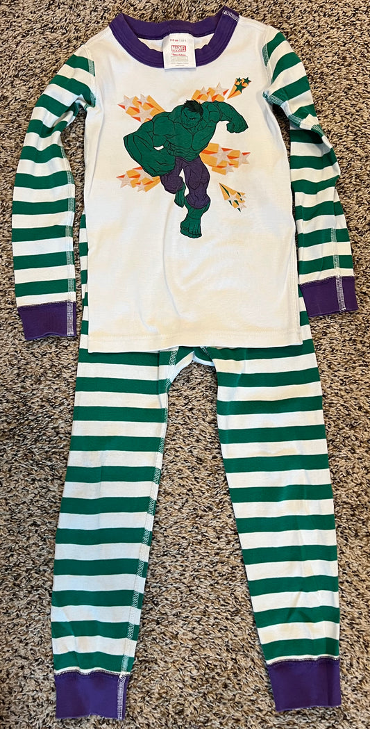 Seller 184 Boys Size 110 / 5 Hanna Andersson pajamas - Marvel Hulk