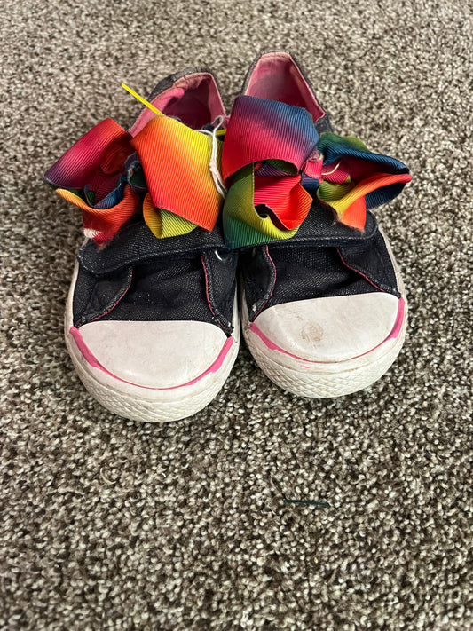 Seller 67 - JoJo Rainbow Bow Velcro Shoes Size 11