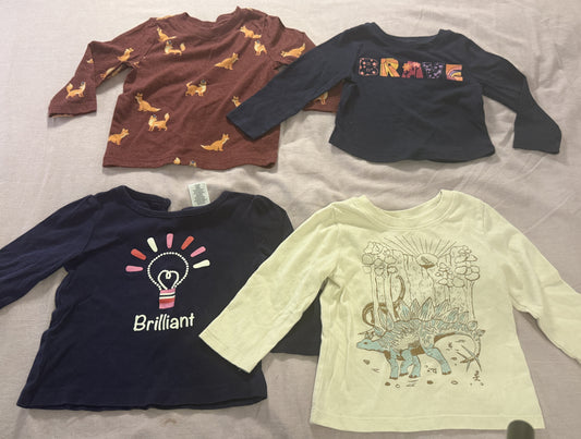#103 12m Girls Brave and Brilliant Shirt Bundle