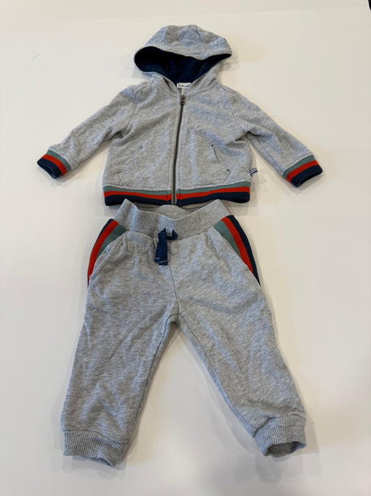 #9 -  Splendid -  Grey Sweatsuit Infant's SIZE  3-6M