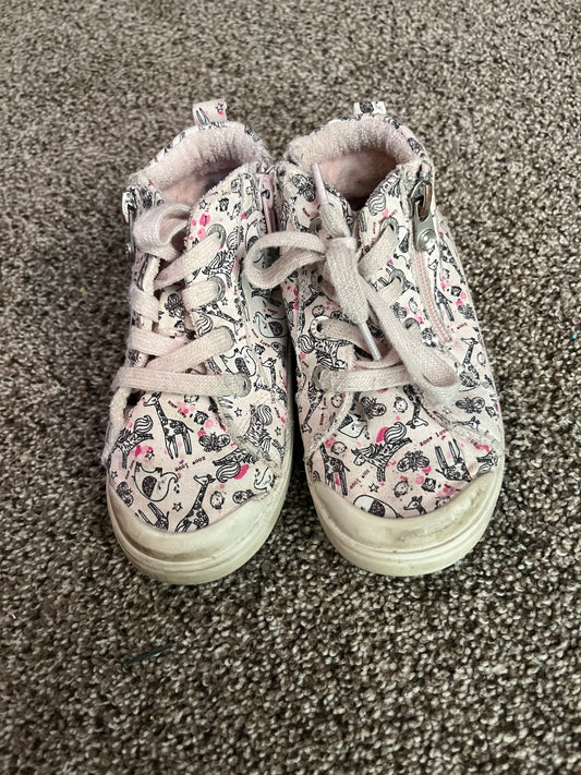 Seller 67 - Blowfish Pink Zoo Animal Zip Gym Shoes Size 9/10