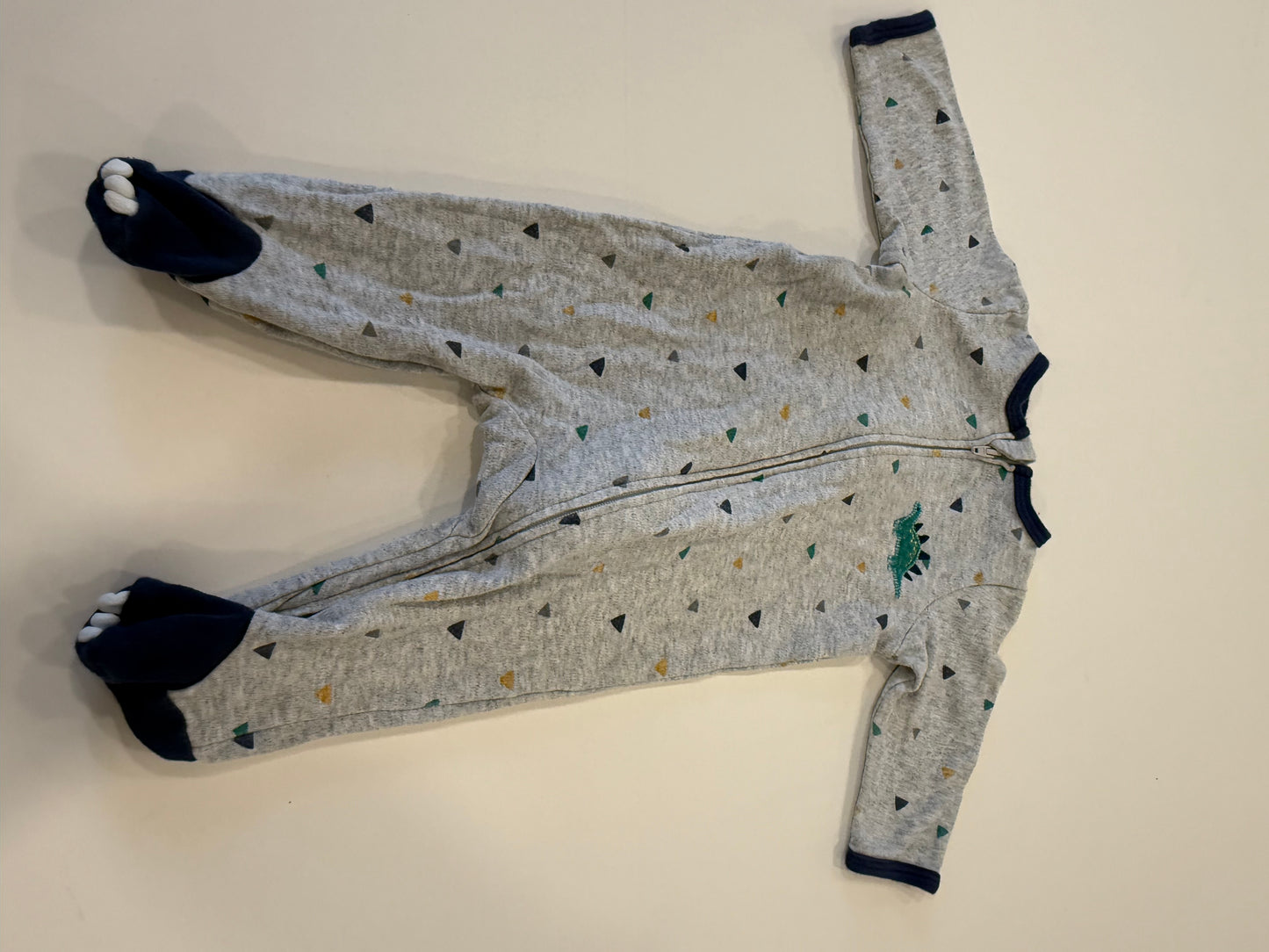 #9 -  Little Me -  2 Sleep N Plays Golf with Hat and Dinosaur Infants SIZE  3M