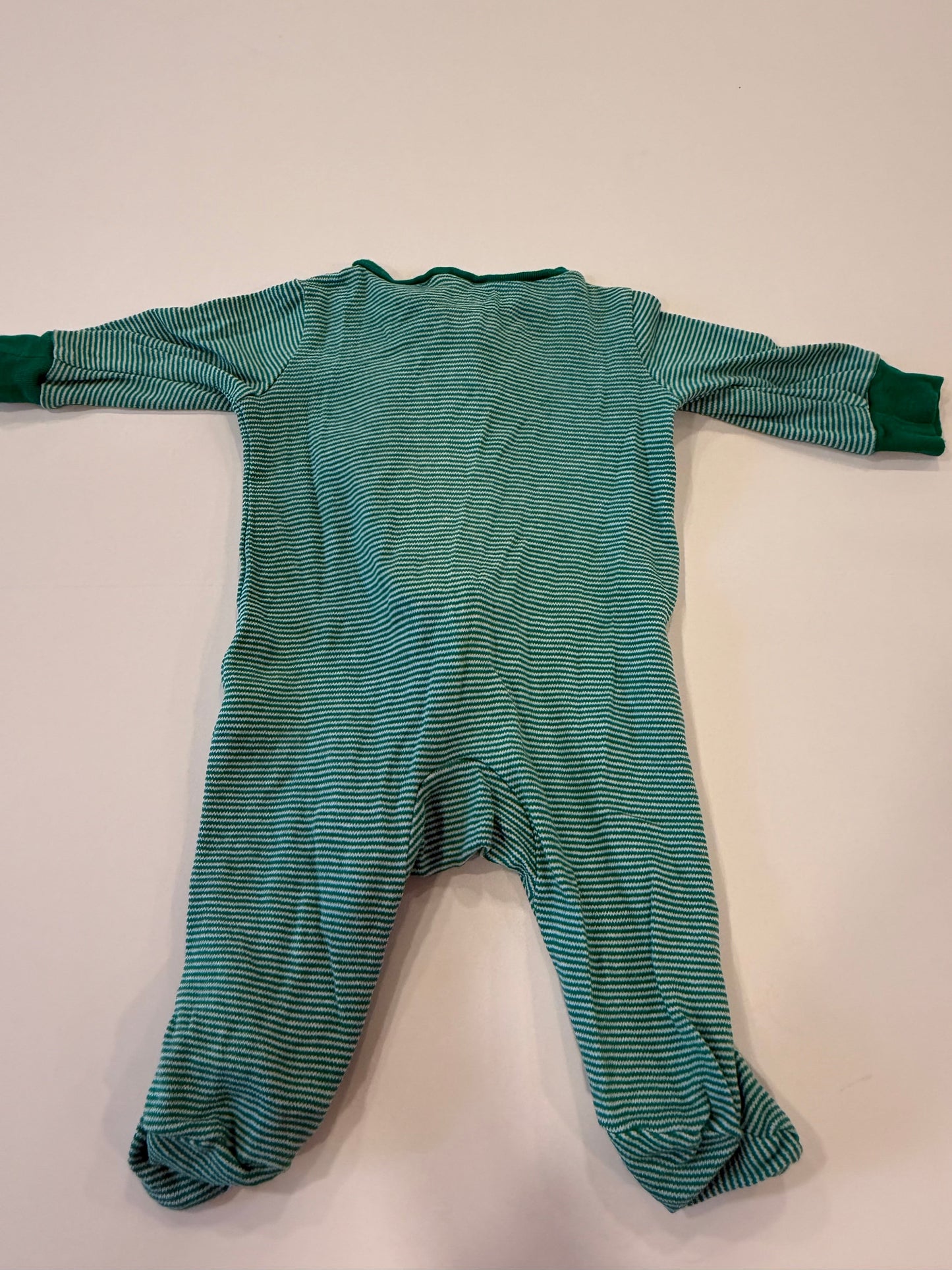 #9 -  Carters -  Green St. Patricks Day Sleep N Play - Born Lucky Infant's SIZE  3M