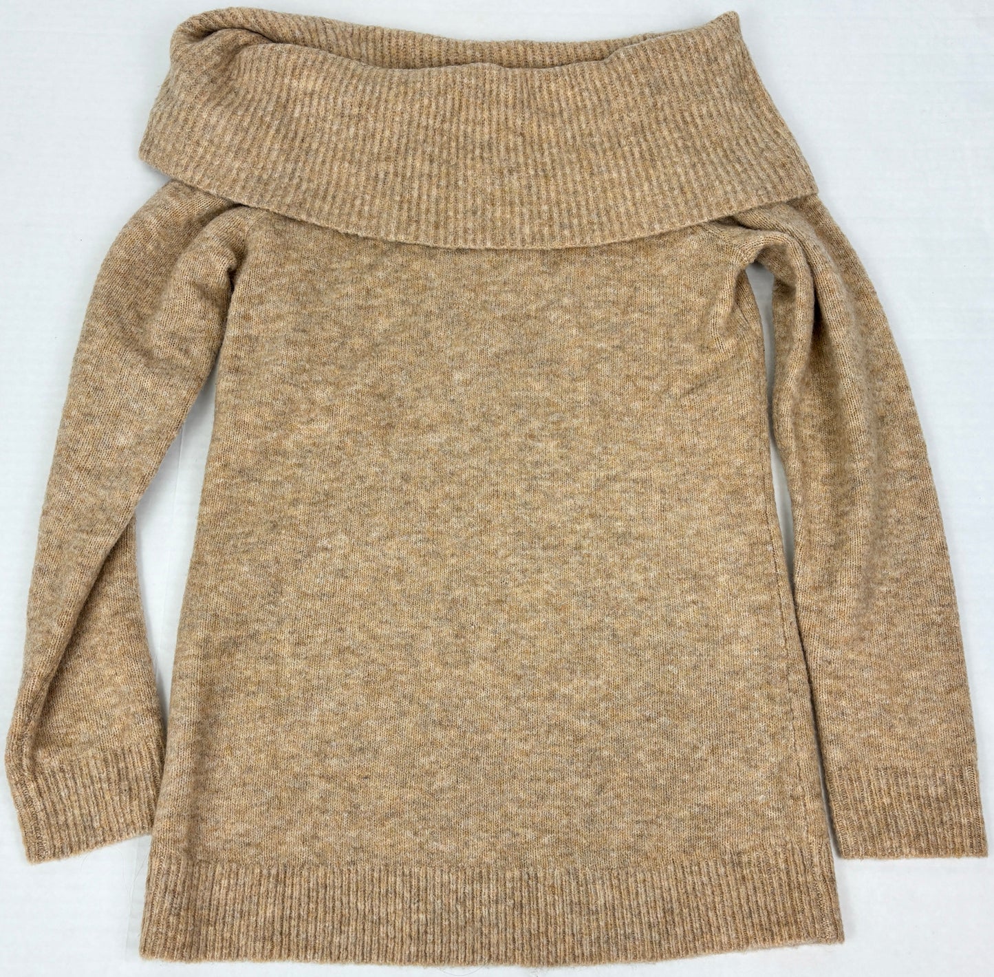 #14 Women XS Camel Turtleneck Sweater Ann Taylor Factory