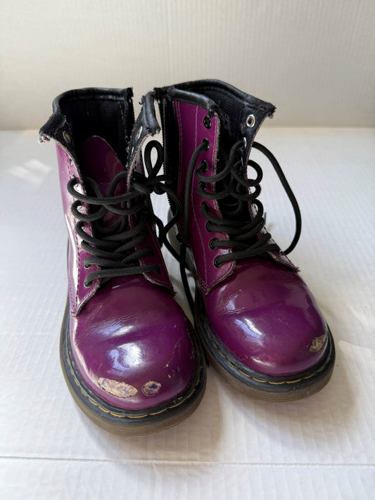 134 Dr. Marten boots purple Youth size 12.5