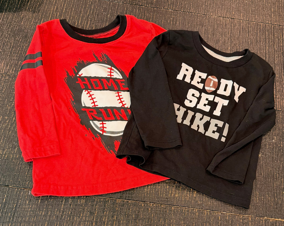 #66 Boys 18M Sports Long Sleeve Bundle