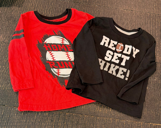 #66 Boys 18M Sports Long Sleeve Bundle