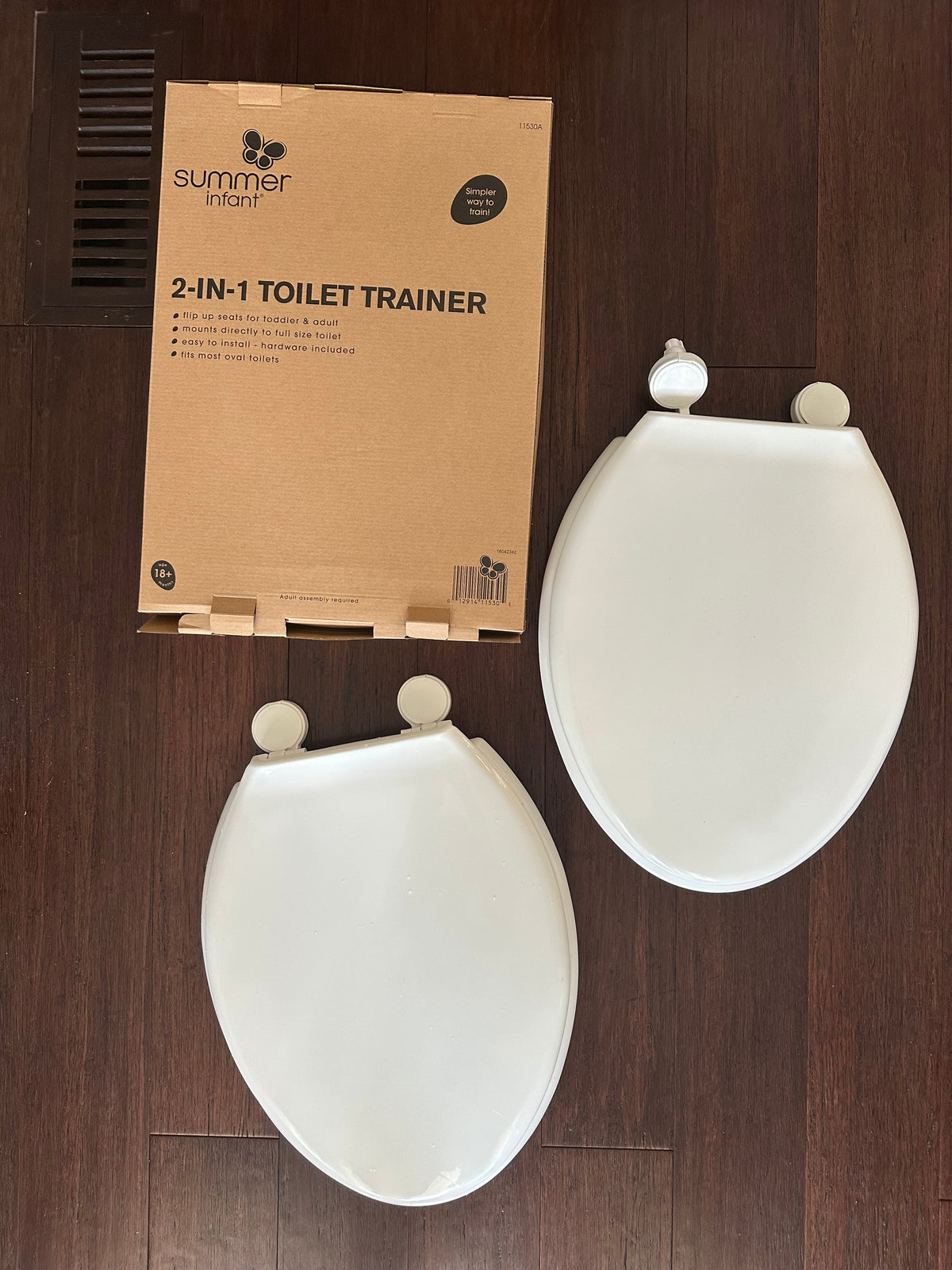 Seller 42, Summer Infant 2-in-1 Toilet Training Seat, EUC (2 seats)