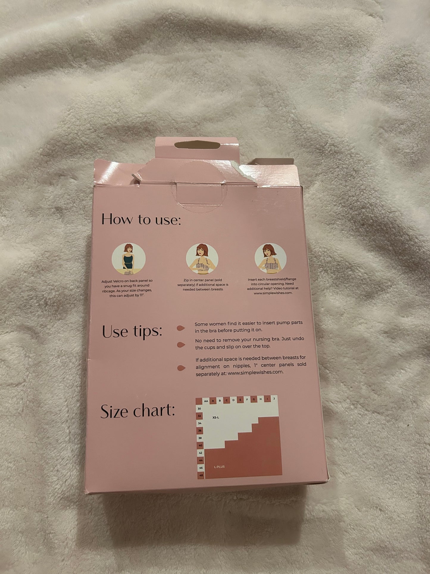 136 NIB Hands Free pumping bra