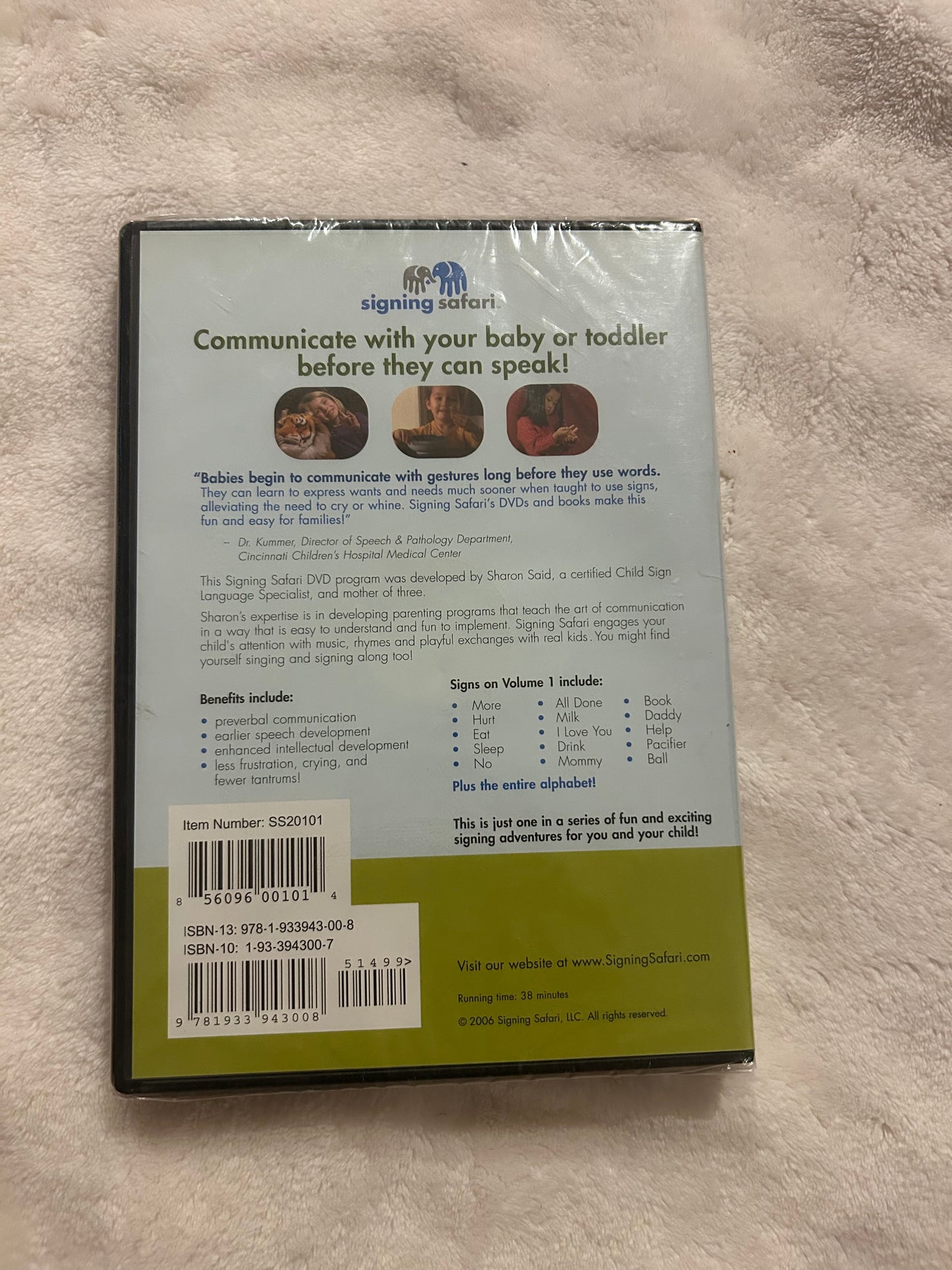 136 NIB NWT Teach Baby to Sign DVD