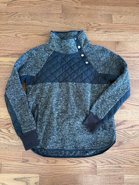 #98- Women’s, Abercrombie & Fitch, Grey Fleece Pullover- Small