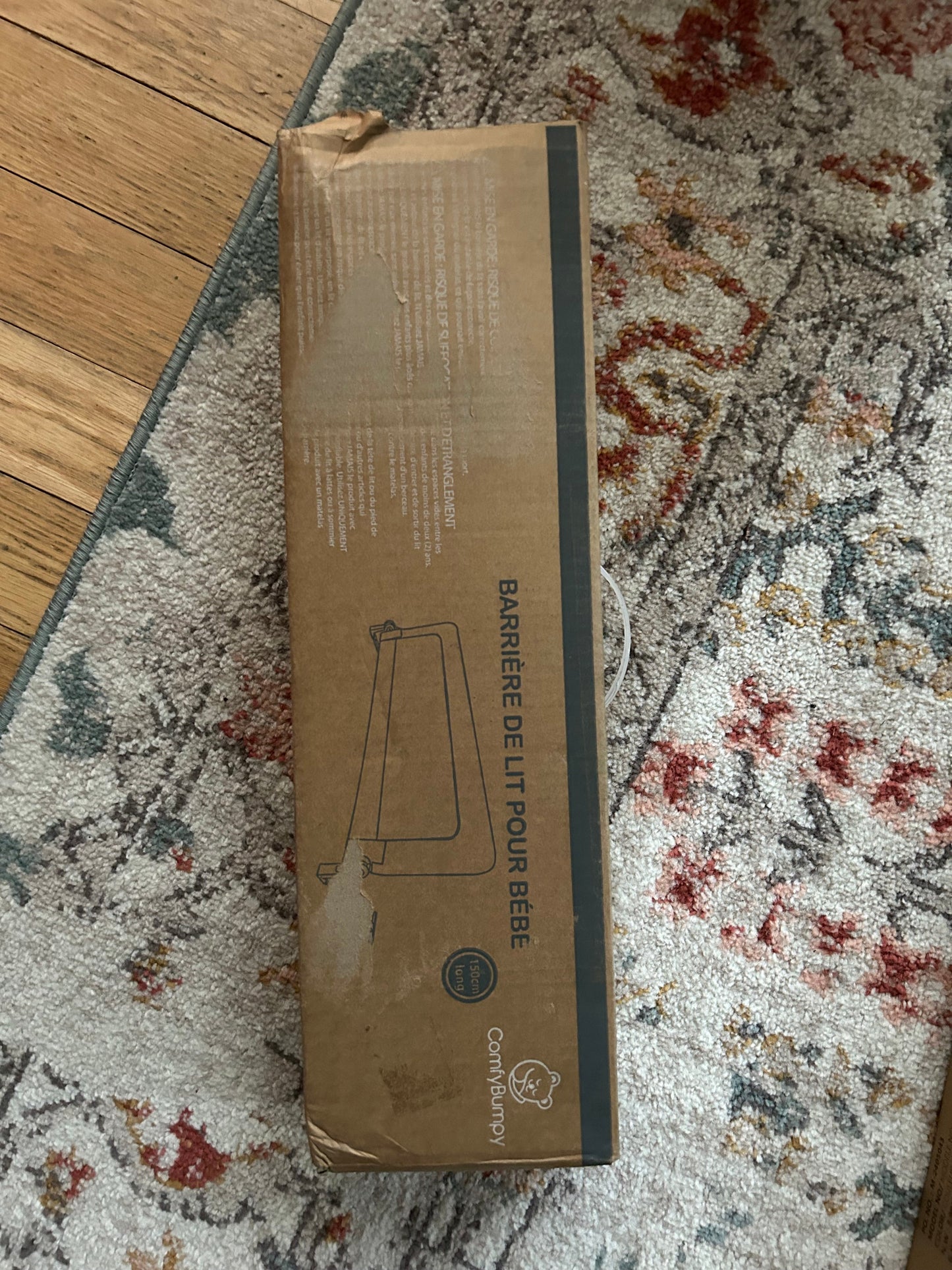 Seller 128 - REDUCED Comfybumpy long toddler bed rail *new in box*