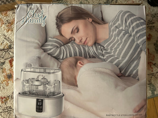 Seller 128 - REDUCED Chefhandy bottle sterilizer and dryer *new in box*