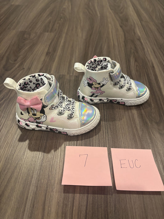 #77 - 7T - EUC Minnie High Top Gym Shoes -