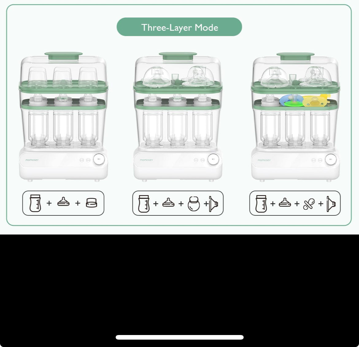PPU 45241 - Momcozy Bottle Sterilizer and dryer