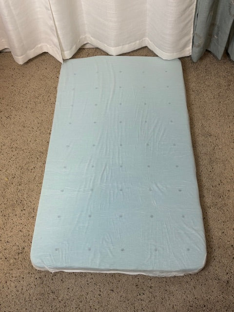 #210 Bassinet Mattress Pad Compatible with Lotus Travel Crib, Waterproof Breathable Soft Baby Foam