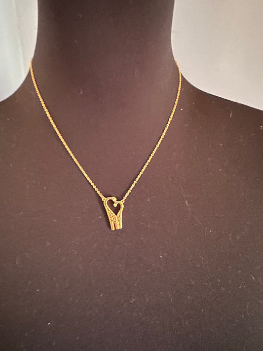 Kate Spade Giraffe Love Necklace