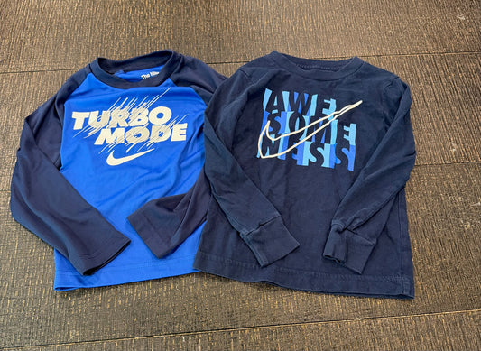 #66 Nike Boys 3T Long Sleeve Shirts