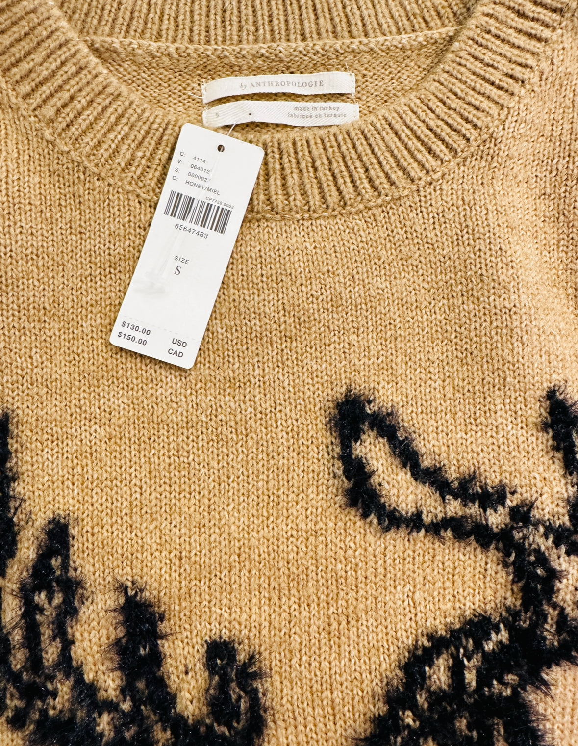 anthropologie | NWT | s | oh deer sweater | 45227