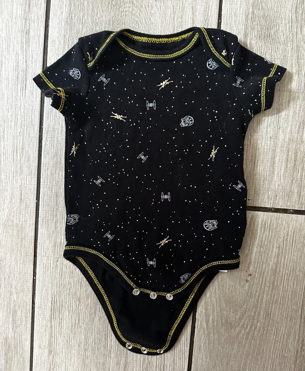 #111 Bundle Disney Mickey Mouse & Star Wars 3-6 Month Onesie