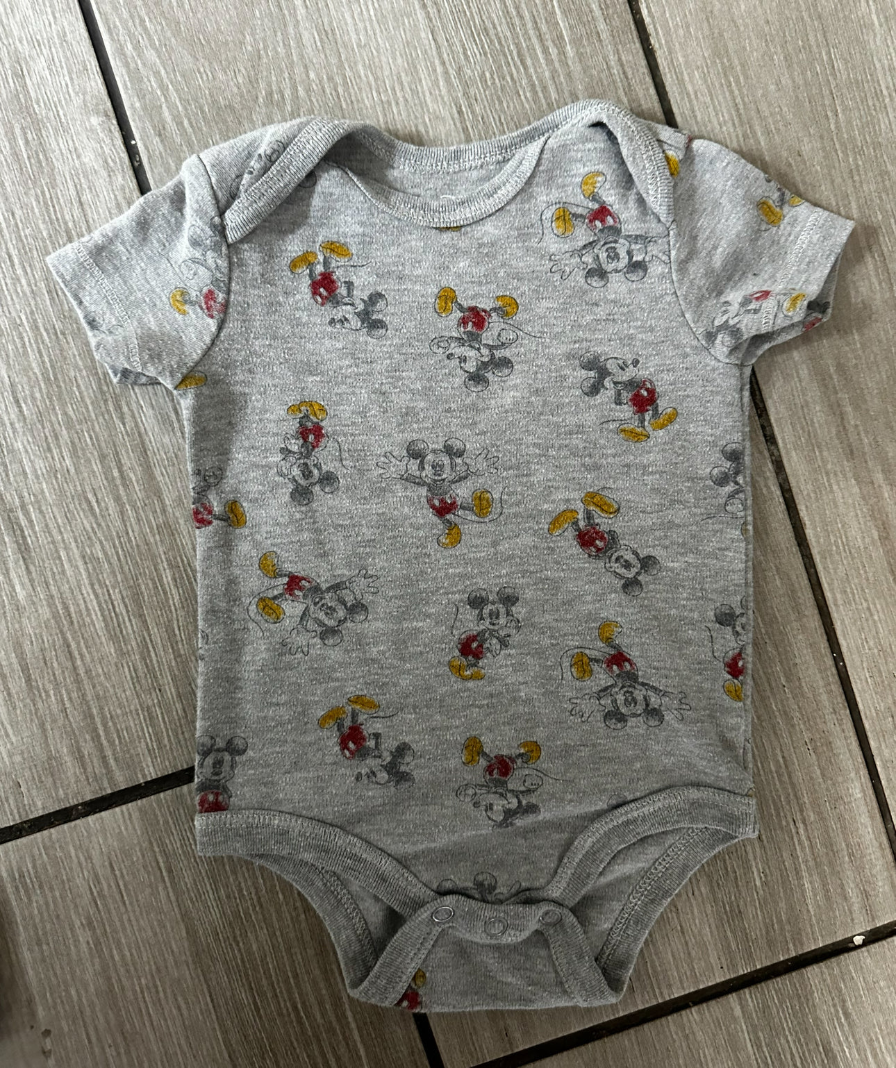 #111 Bundle Disney Mickey Mouse & Star Wars 3-6 Month Onesie