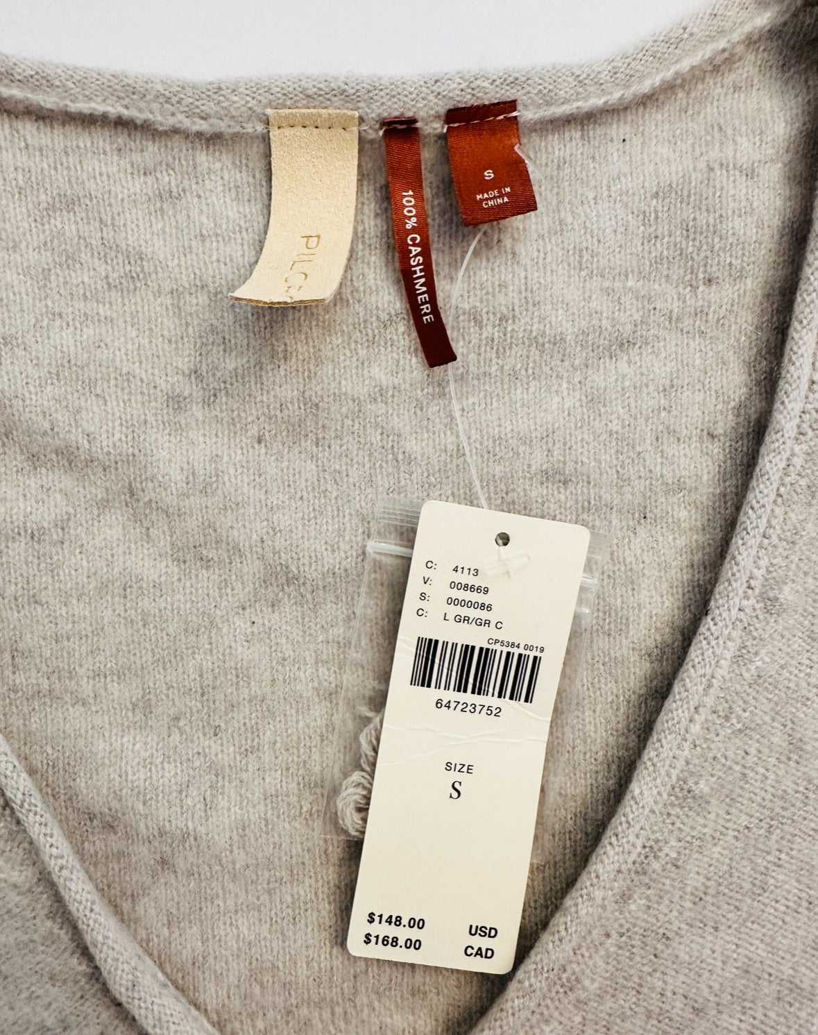 pilcro:anthropologie | NWT | s | cashmere crop sweater | 45227