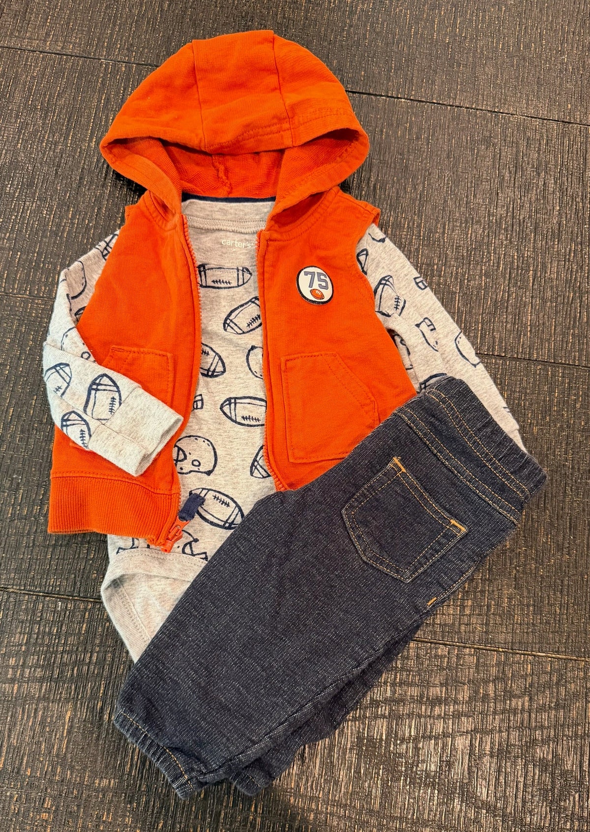 #66 Carters Boys 6M Football Outfit