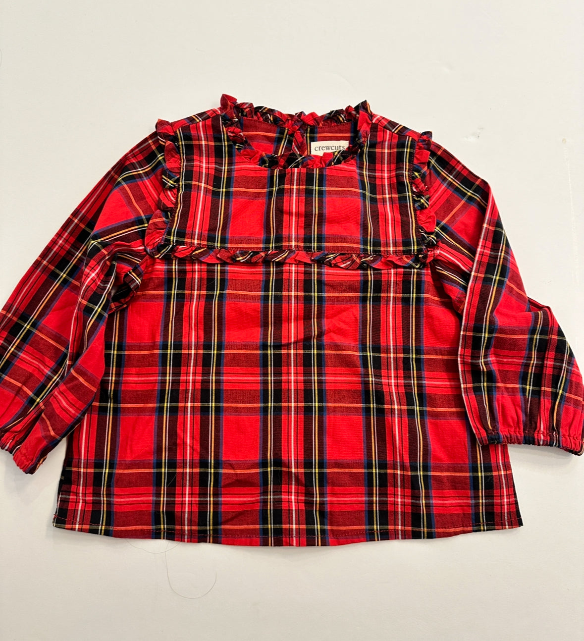 crewcuts | NWT | 2T | holiday tartan | 45227