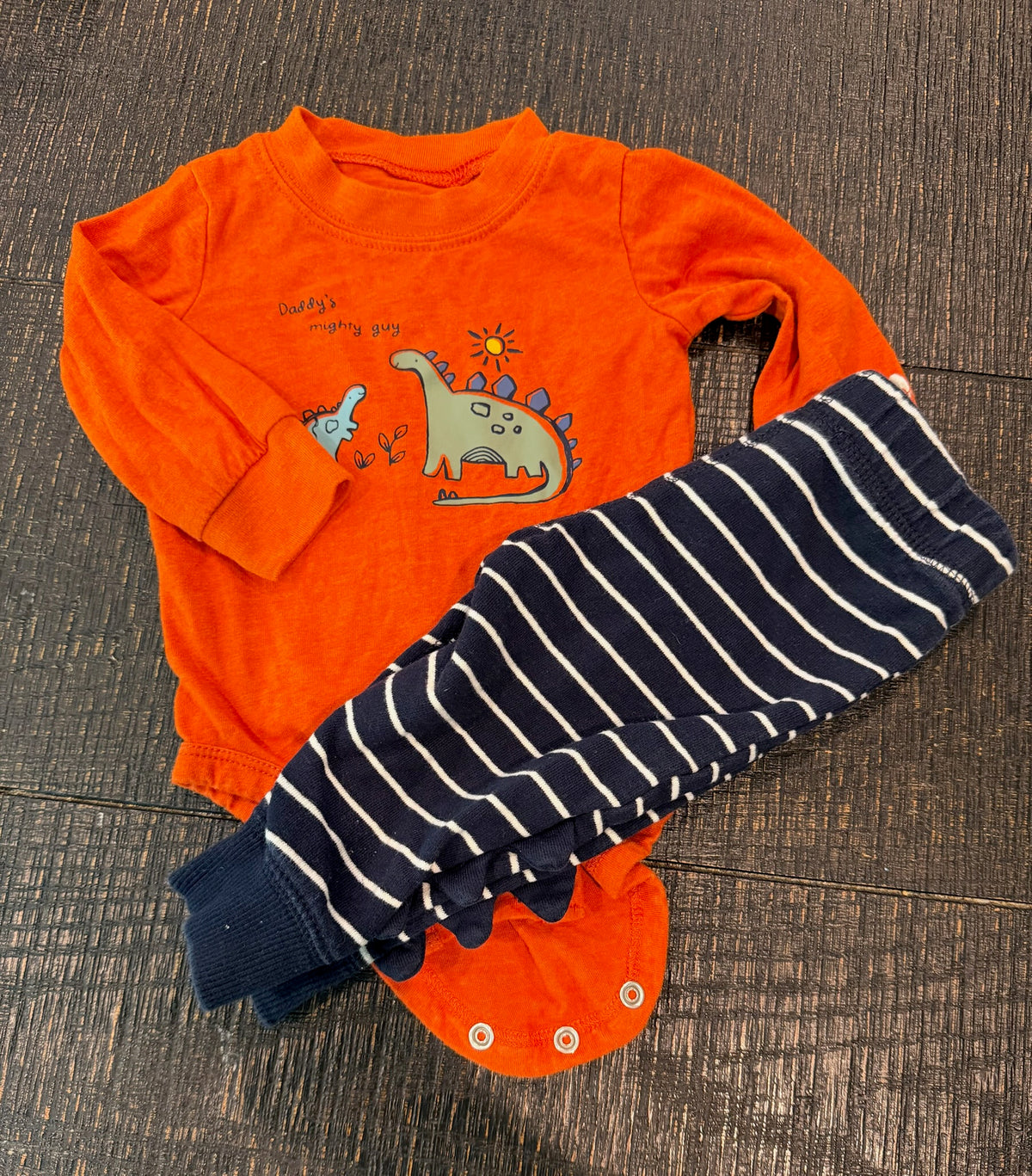 #66 Carters Boys 6M Dinosaur Outfit