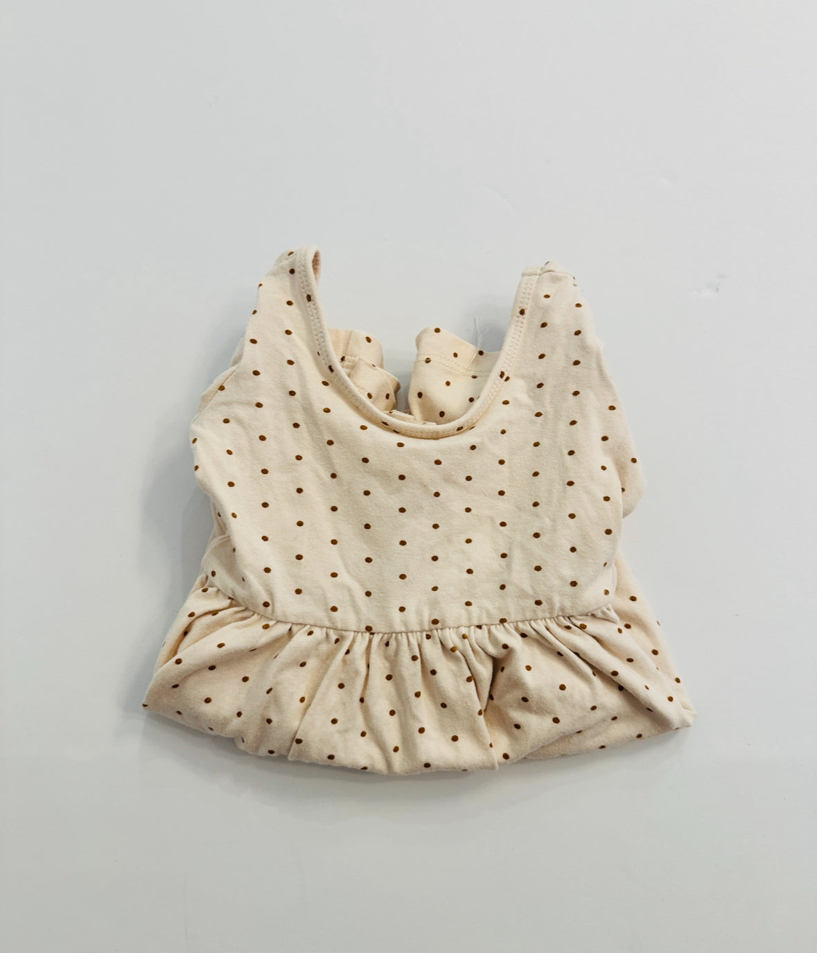 Alice + Ames | EUC | 2T | gold polkadot twirl dress | 45227