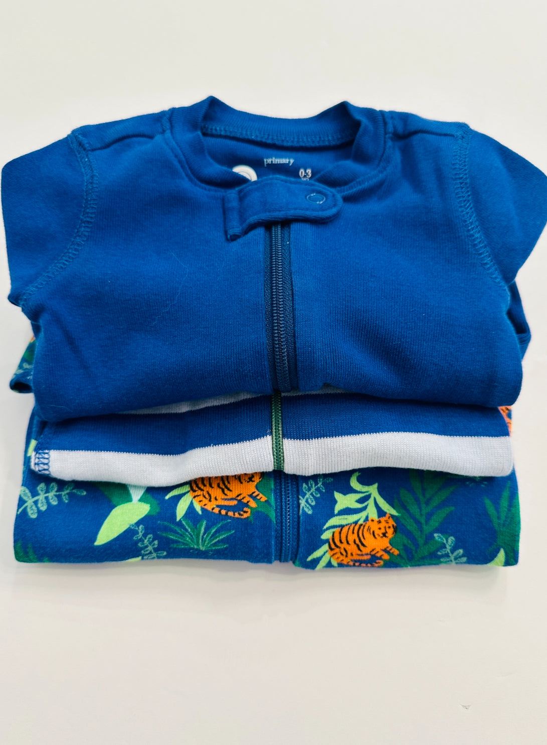 BUNDLE | Hanna Andersson & Primary | EUC | 0-3m | blue & stripes | 45227