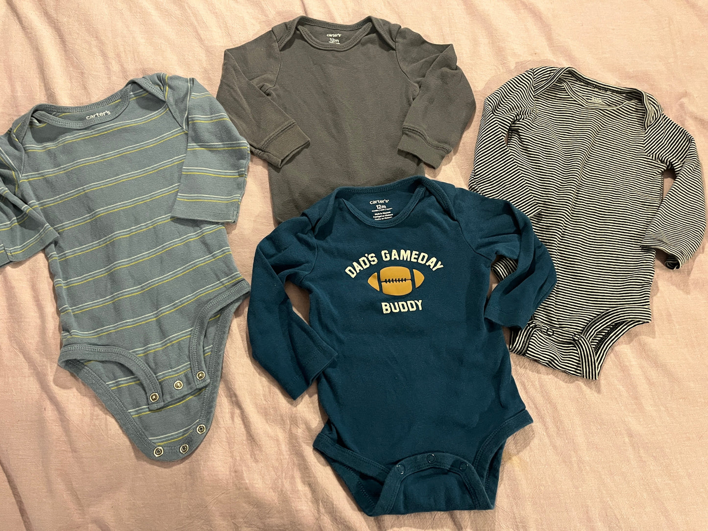 #211 12m Game Day Onesie Bundle