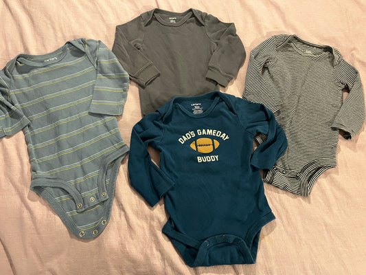 #211 12m Game Day Onesie Bundle