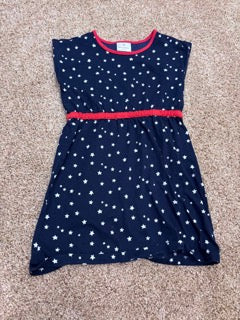 #73 girls size 6 Hanna Andersson dress, perfect for July 4