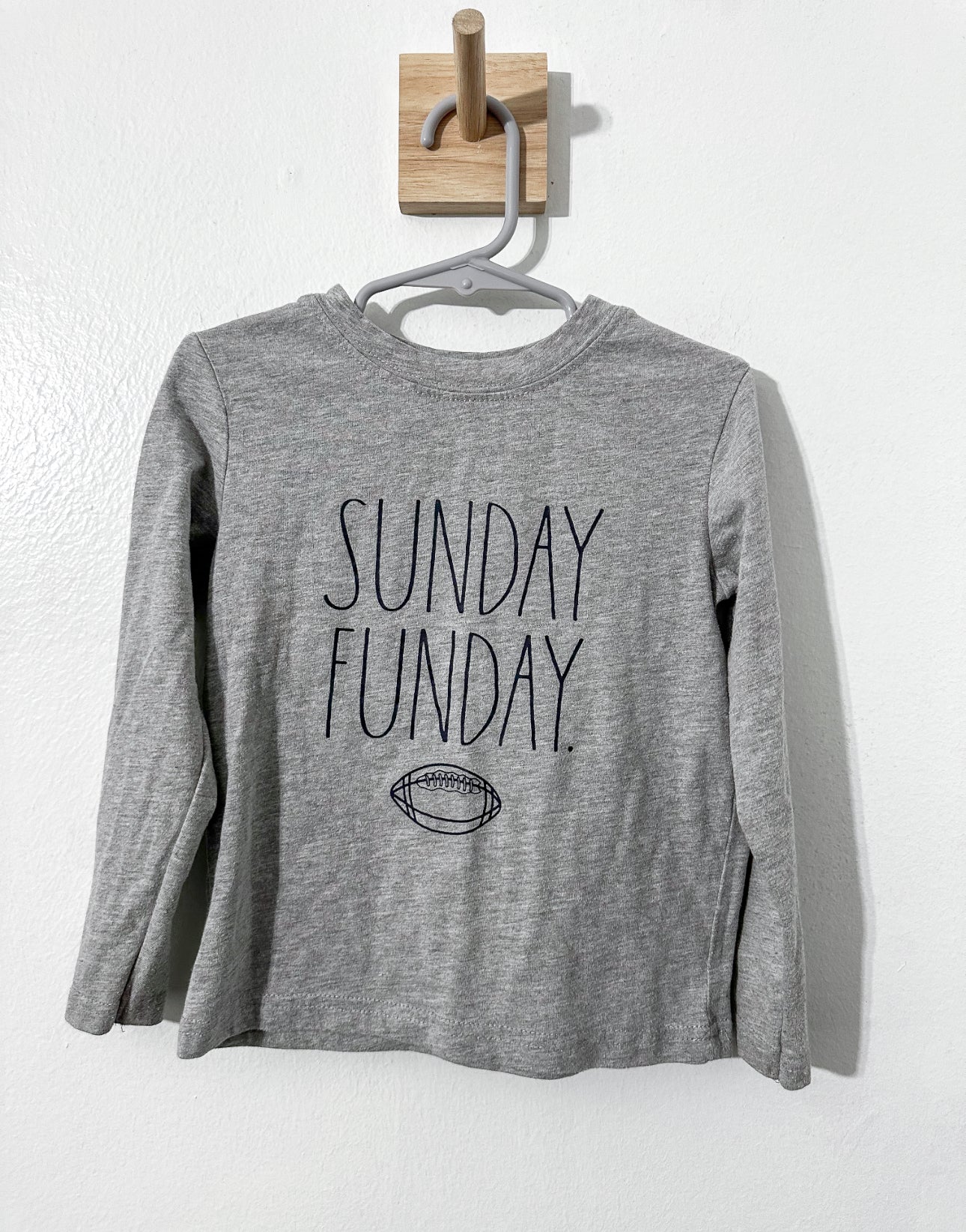 #111 Boys Rae Dunn Sunday Funday Top size 4