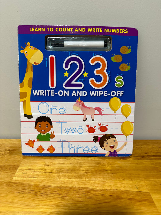 Dry Erase Learn to Write Numbers Book